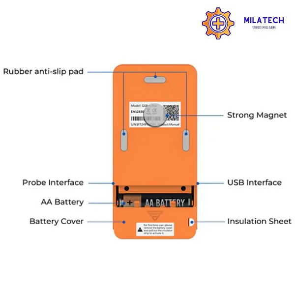 Nhiệt ẩm kế tự ghi Elitech GSP-6Pro (Bộ nhớ 100.000 điểm ghi) (2)