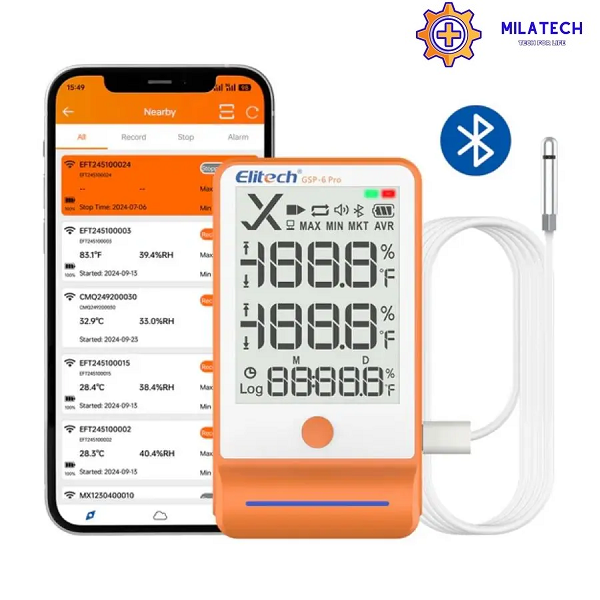 Thiết Bị Ghi Nhiệt Độ Độ Ẩm Elitech GSP-6PRO (4)