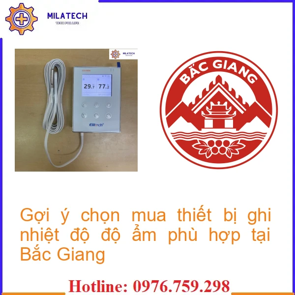 Gợi ý chọn mua thiết bị ghi nhiệt độ độ ẩm phù hợp tại Bắc Giang