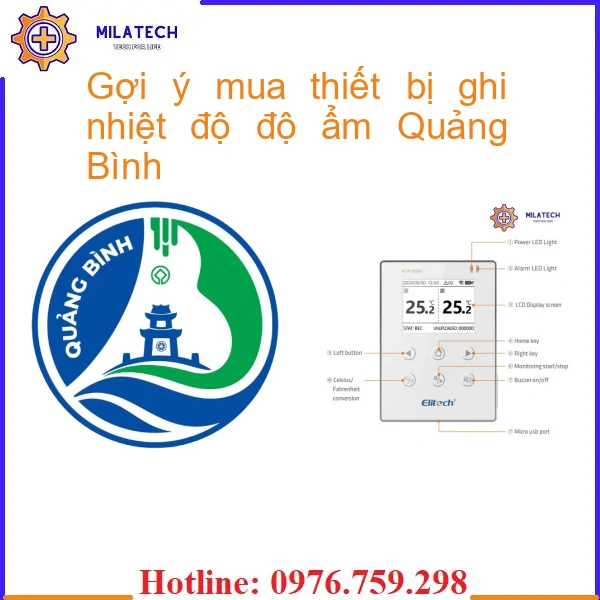 Gợi ý mua thiết bị ghi nhiệt độ độ ẩm Quảng Bình