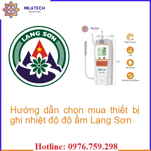 Hướng dẫn chọn mua thiết bị ghi nhiệt độ độ ẩm Lạng Sơn