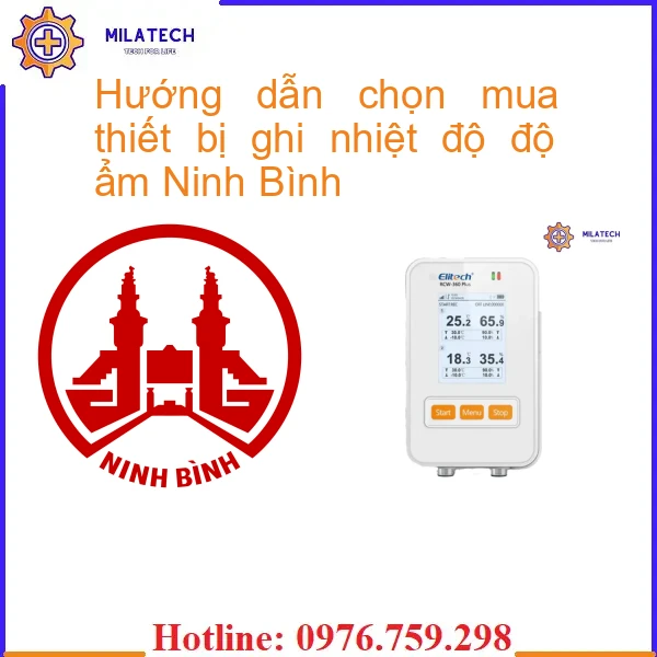 Hướng dẫn chọn mua thiết bị ghi nhiệt độ độ ẩm Ninh Bình