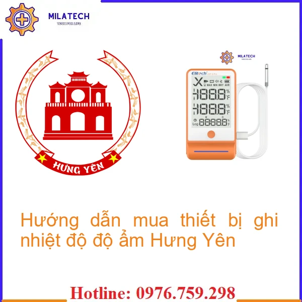 Hướng dẫn mua thiết bị ghi nhiệt độ độ ẩm Hưng Yên