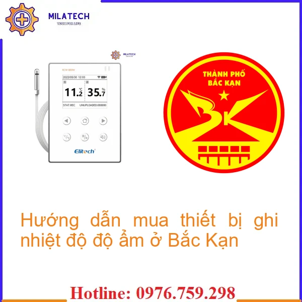 Hướng dẫn mua thiết bị ghi nhiệt độ độ ẩm ở Bắc Kạn