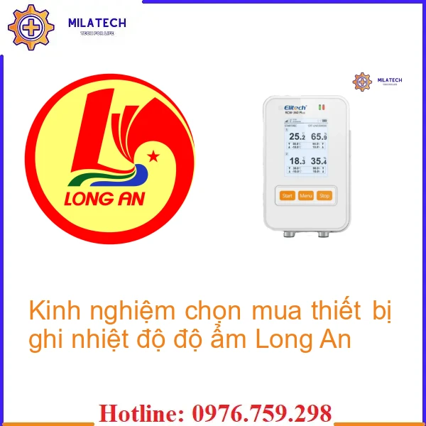 Kinh nghiệm chọn mua thiết bị ghi nhiệt độ độ ẩm Long An