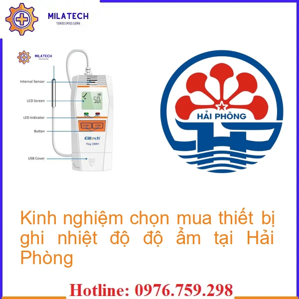 Kinh nghiệm chọn mua thiết bị ghi nhiệt độ độ ẩm tại Hải Phòng
