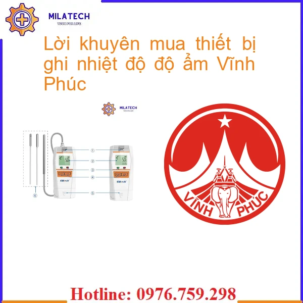 Lời khuyên mua thiết bị ghi nhiệt độ độ ẩm Vĩnh Phúc