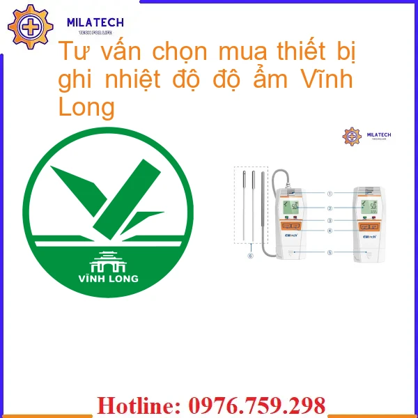 Tư vấn chọn mua thiết bị ghi nhiệt độ độ ẩm Vĩnh Long