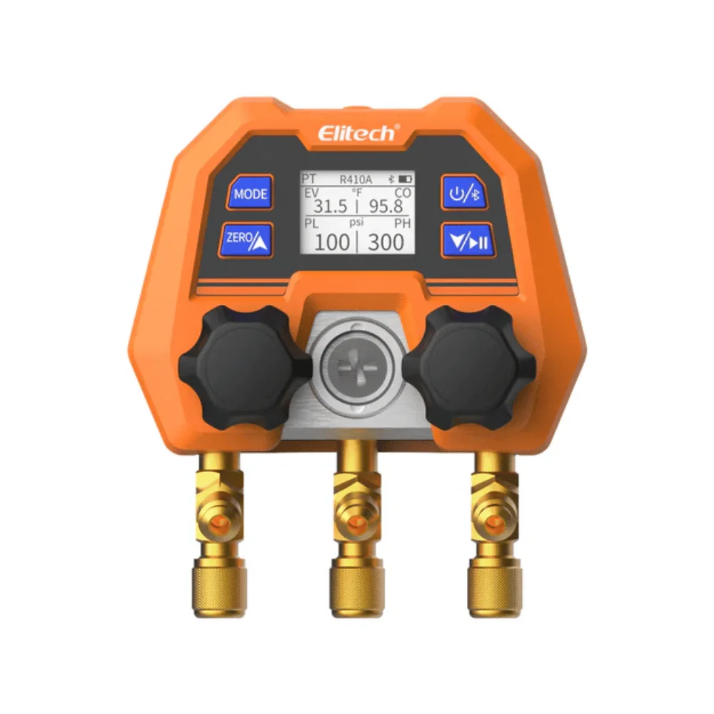 Đồng hồ đo áp suất nhiệt độ AC đa dạng Elitech DMG-4B