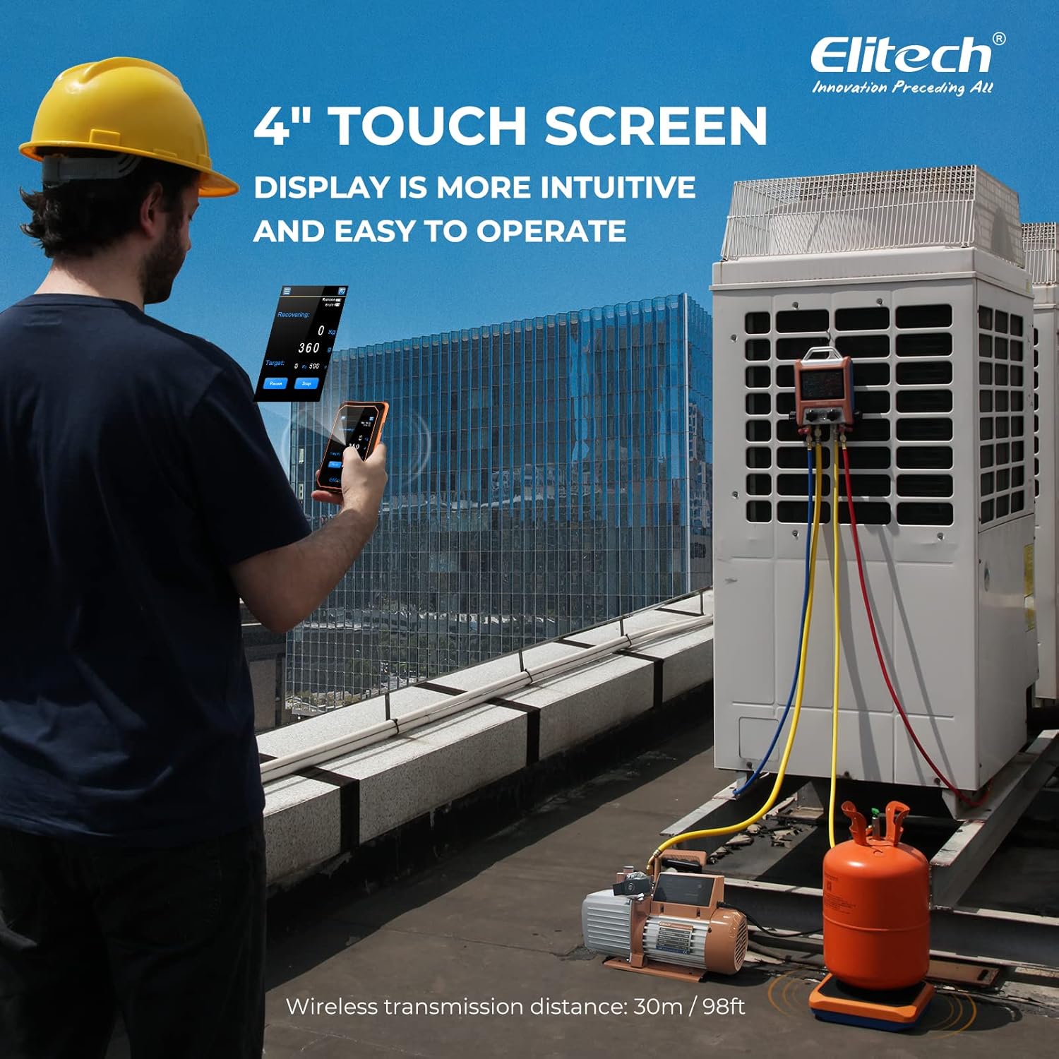 Cân chất môi lạnh Elitech SRL-100 04