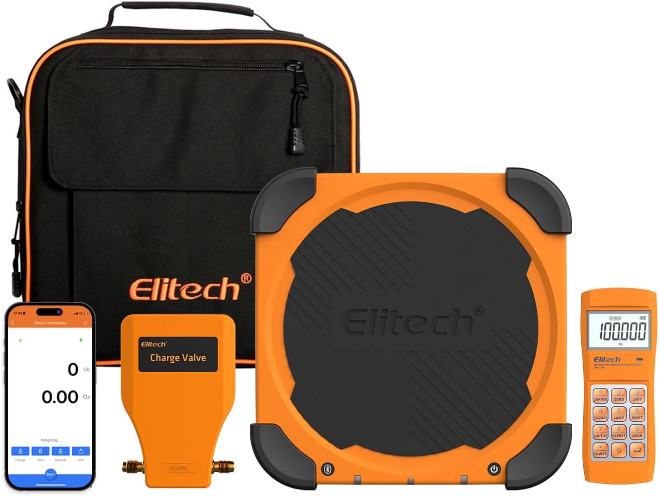 Cân sạc 150kg chất môi lạnh Elitech LMC-310A 01