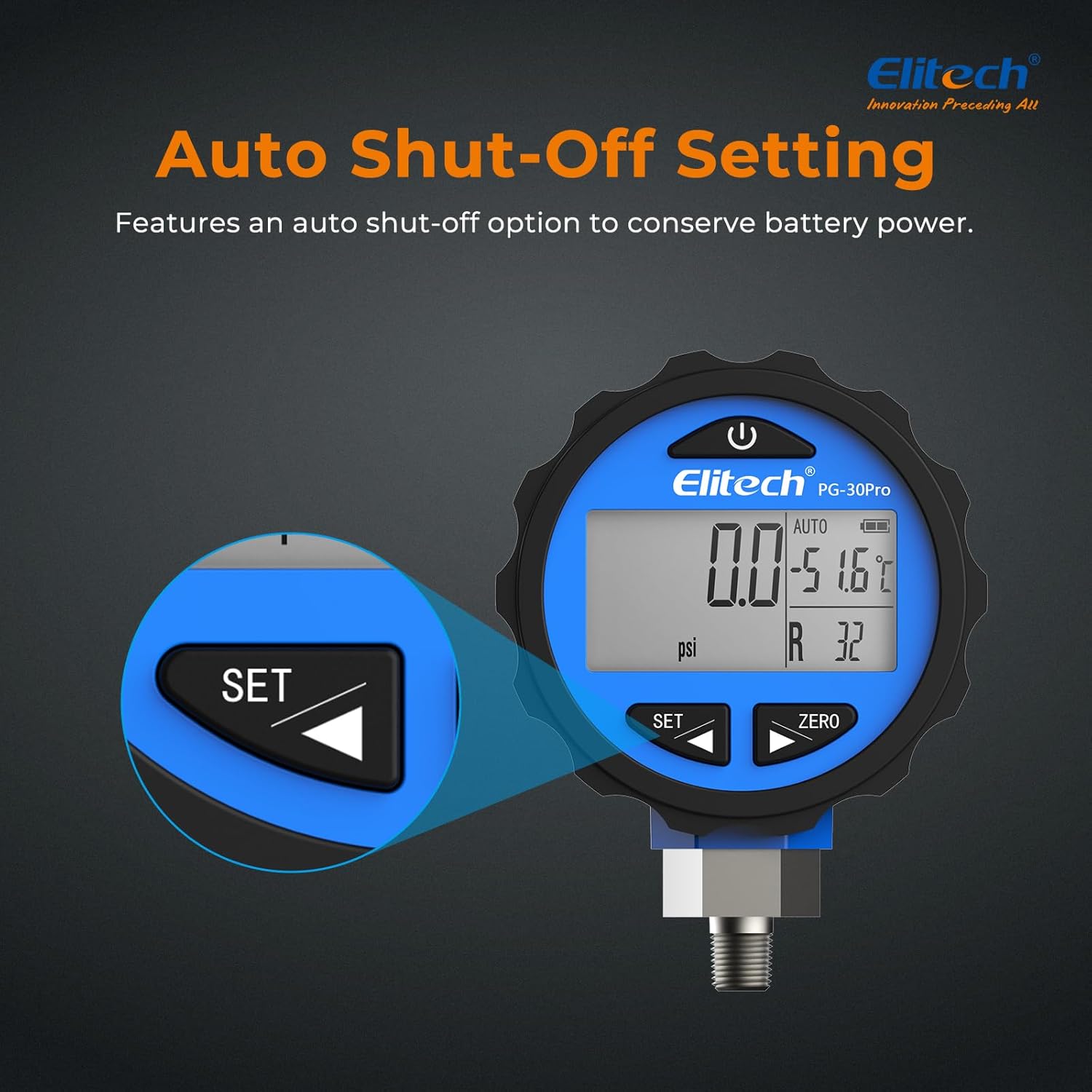 Đồng hồ đo áp suất kỹ thuật số Elitech PG-30Pro 05