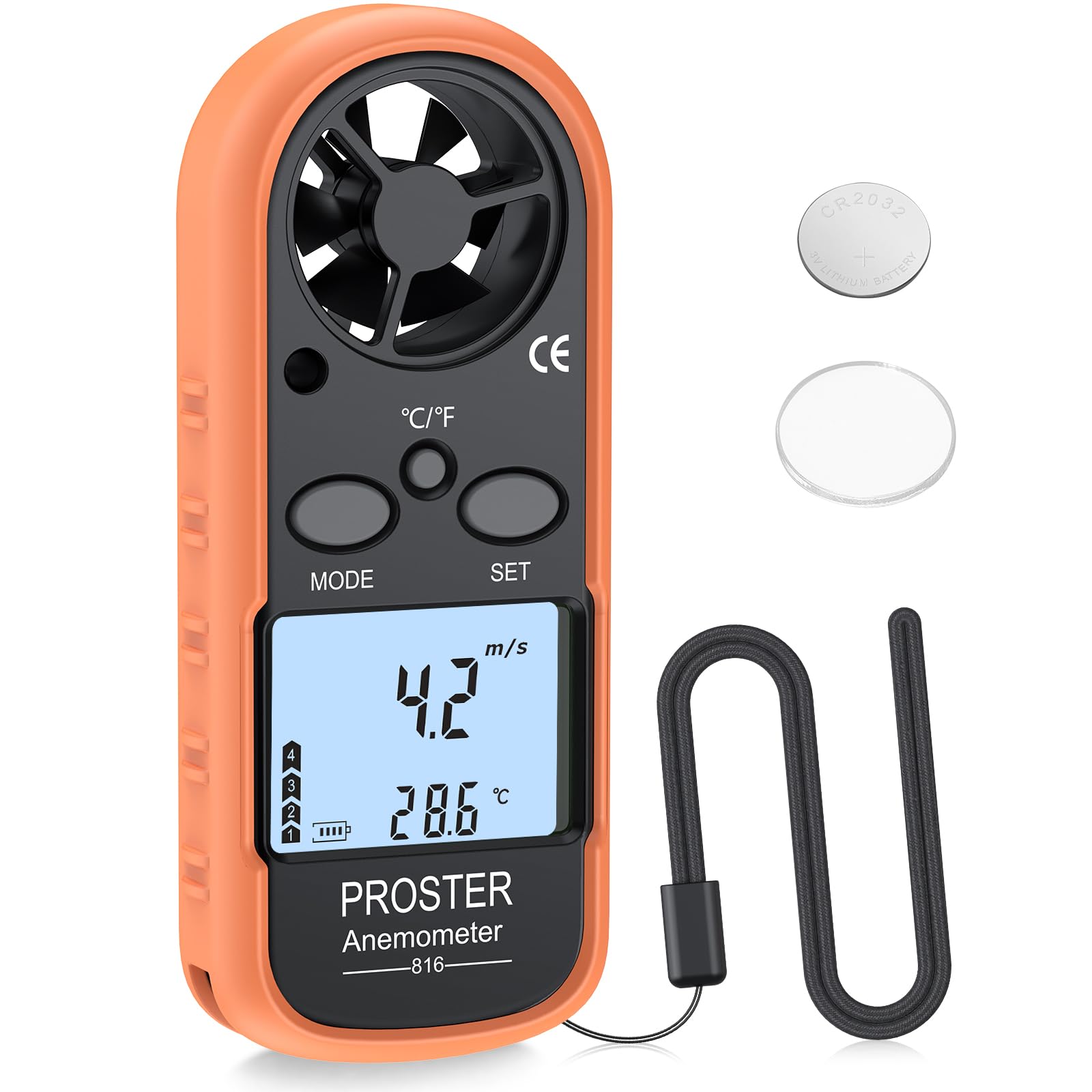MÁY ĐO TỐC ĐỘ GIÓ VÀ NHIỆT ĐỘ MÔI TRƯỜNG VICTOR 816 02