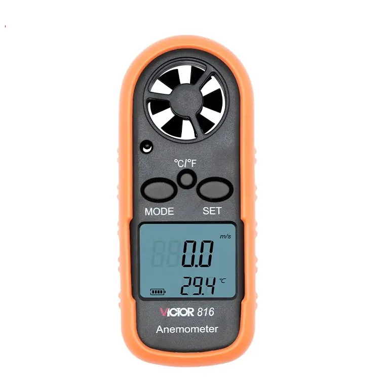 MÁY ĐO TỐC ĐỘ GIÓ VÀ NHIỆT ĐỘ MÔI TRƯỜNG VICTOR 816 04