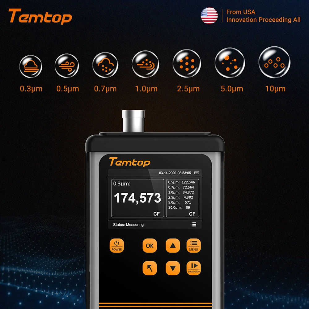 Máy đếm hạt cầm tay Temtop PMD 331 02