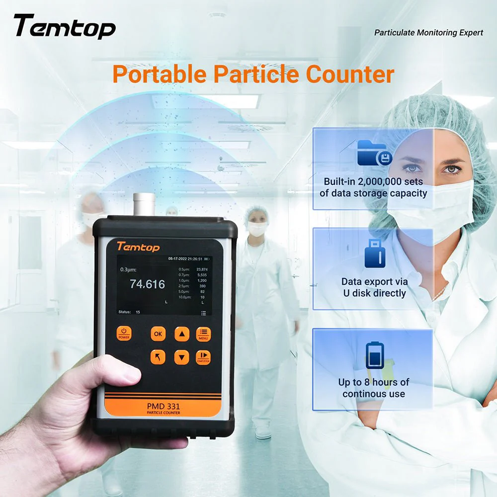 Máy đếm hạt cầm tay Temtop PMD 331 05