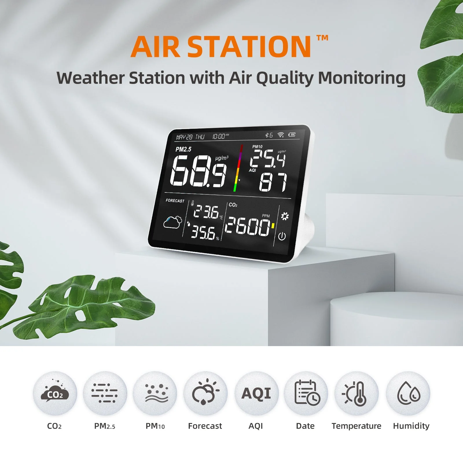 Máy đo chất lượng không khí Temtop M100 02