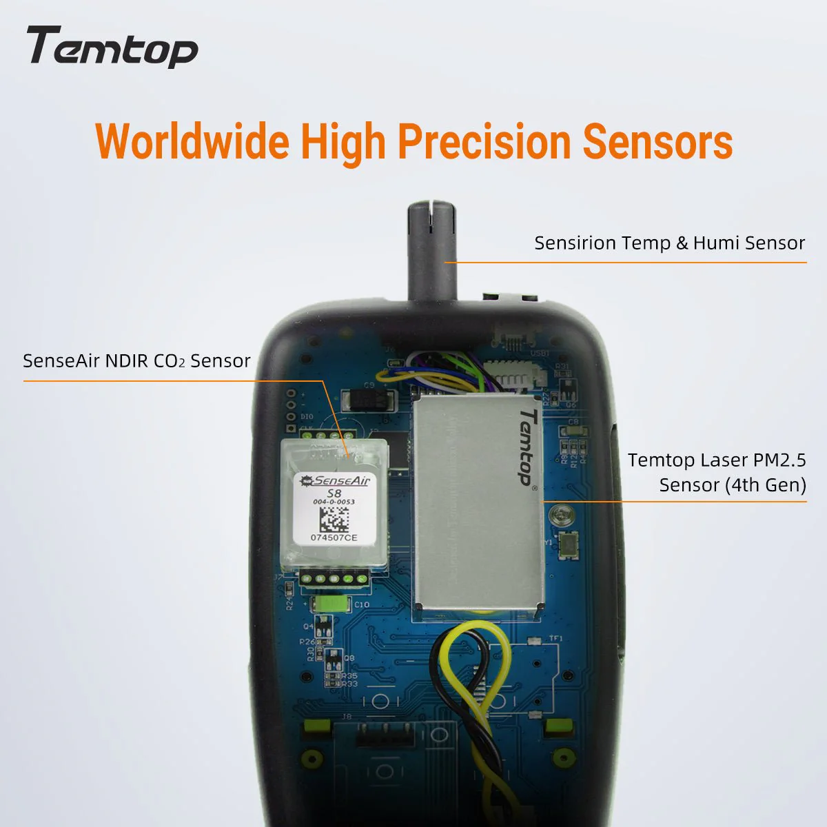 Máy đo chất lượng không khí cầm tay Temtop M2000C 2nd 05