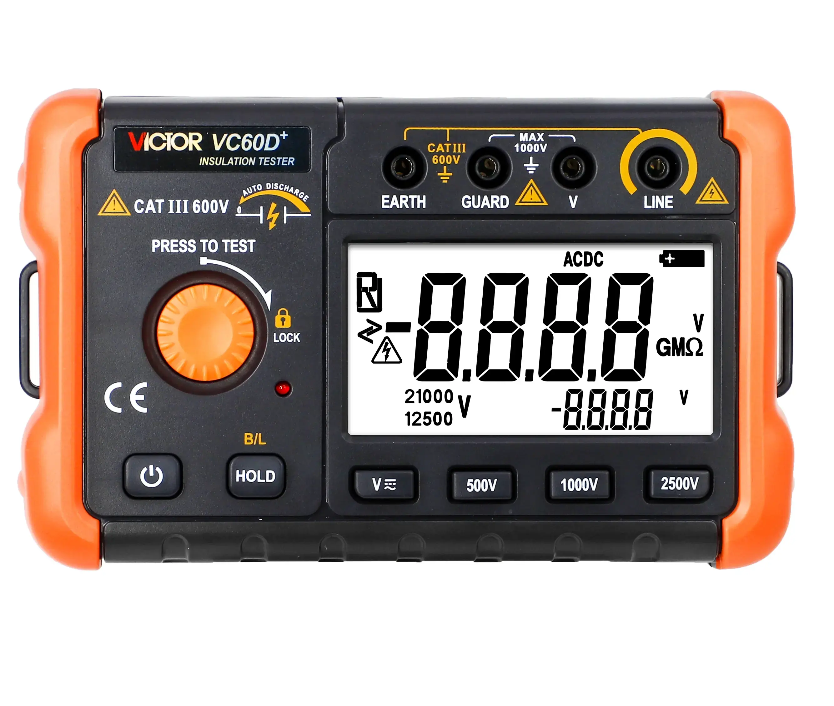 Máy đo điện trở cách điện VICTOR VC60D+