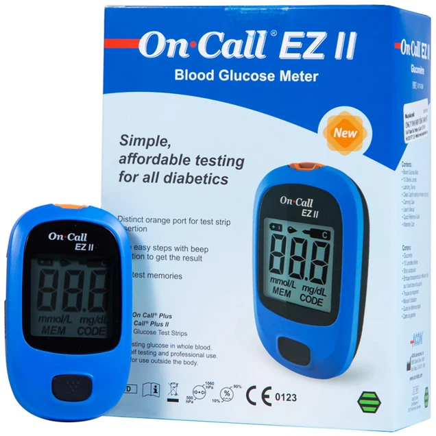 Máy đo đường huyết On Call EZ II 01