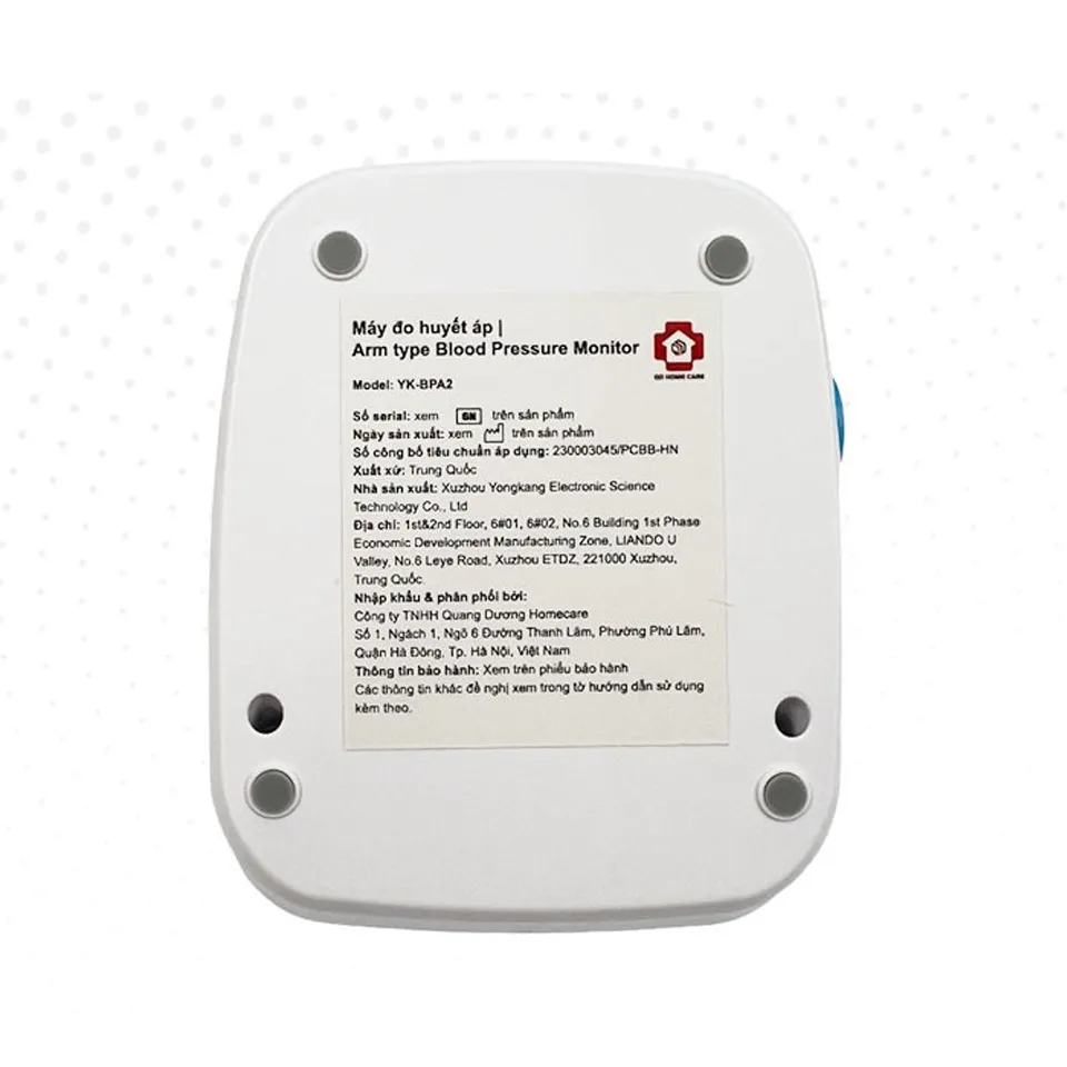 Máy đo huyết áp tự động cho gia đình Yonker YK-BPA2 02
