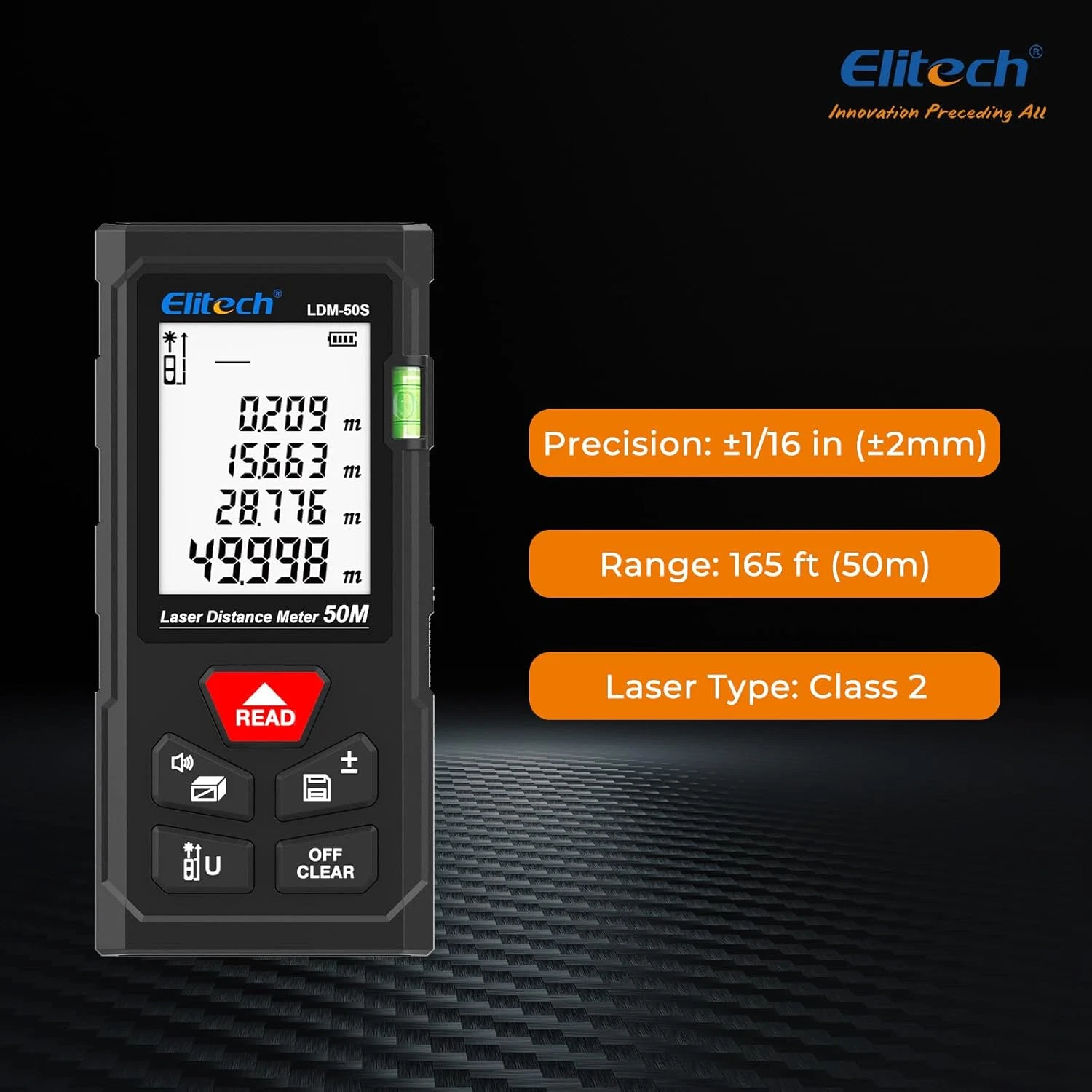 Máy đo khoảng cách bằng Laser Elitech LDM-50S 02