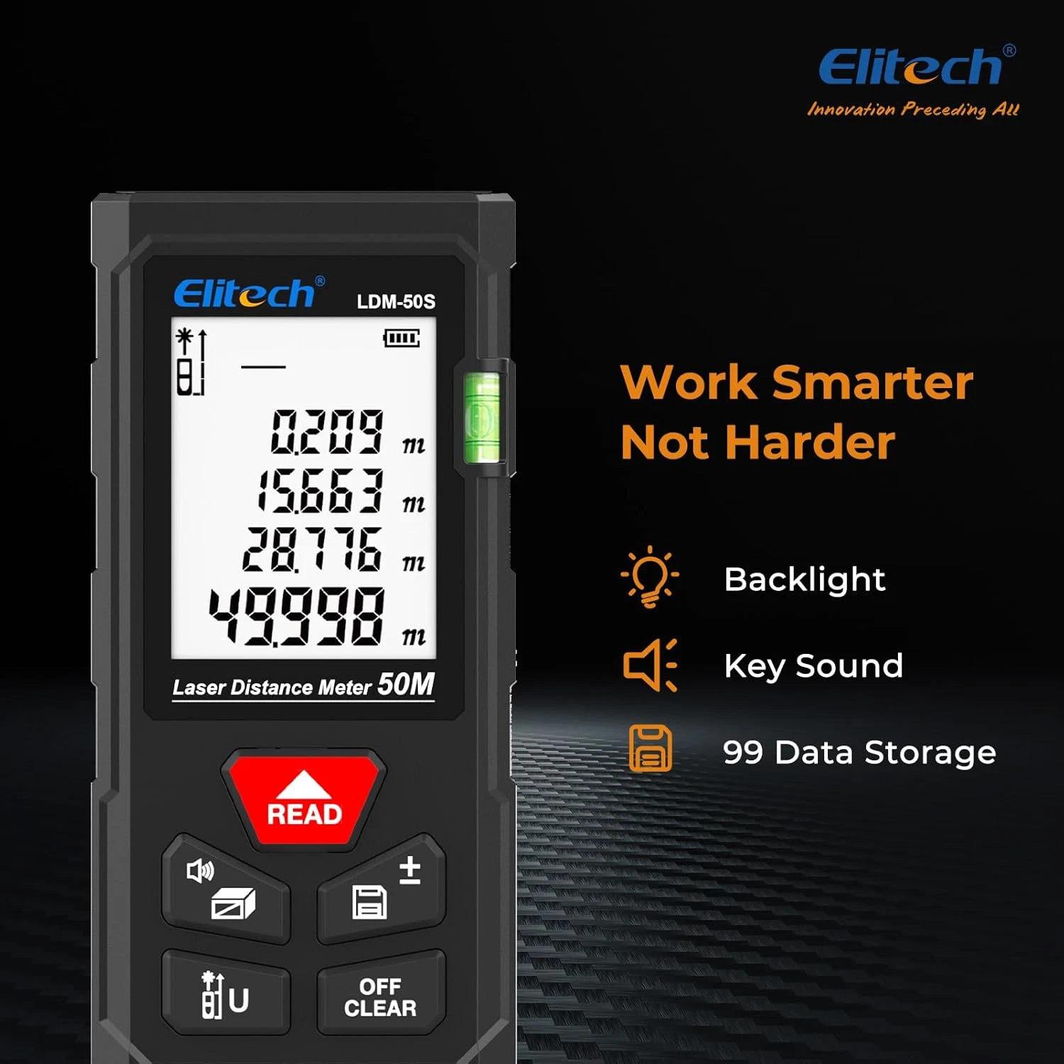 Máy đo khoảng cách bằng Laser Elitech LDM-50S 04