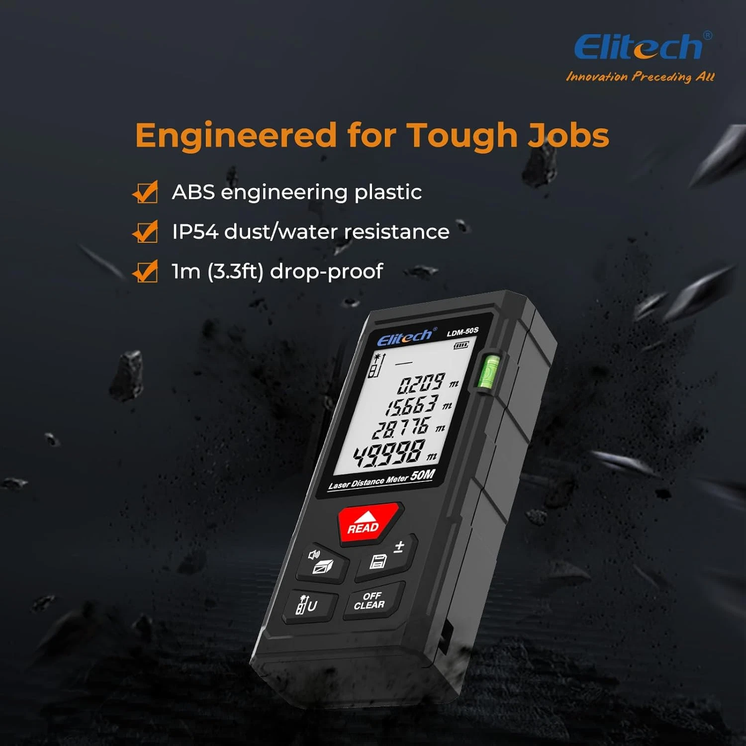 Máy đo khoảng cách bằng Laser Elitech LDM-50S 05