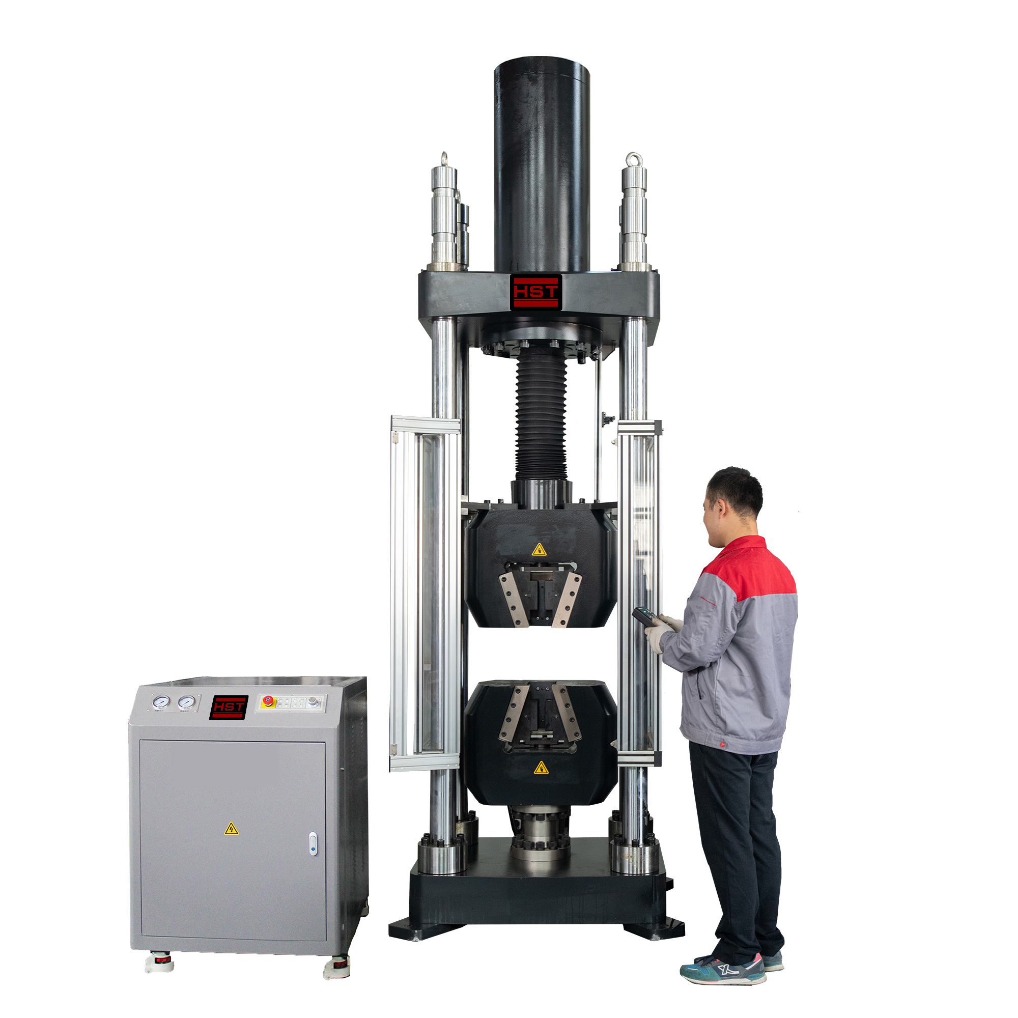 Máy kiểm tra vật liệu thủy lực HST WE-300A (300kN) 02