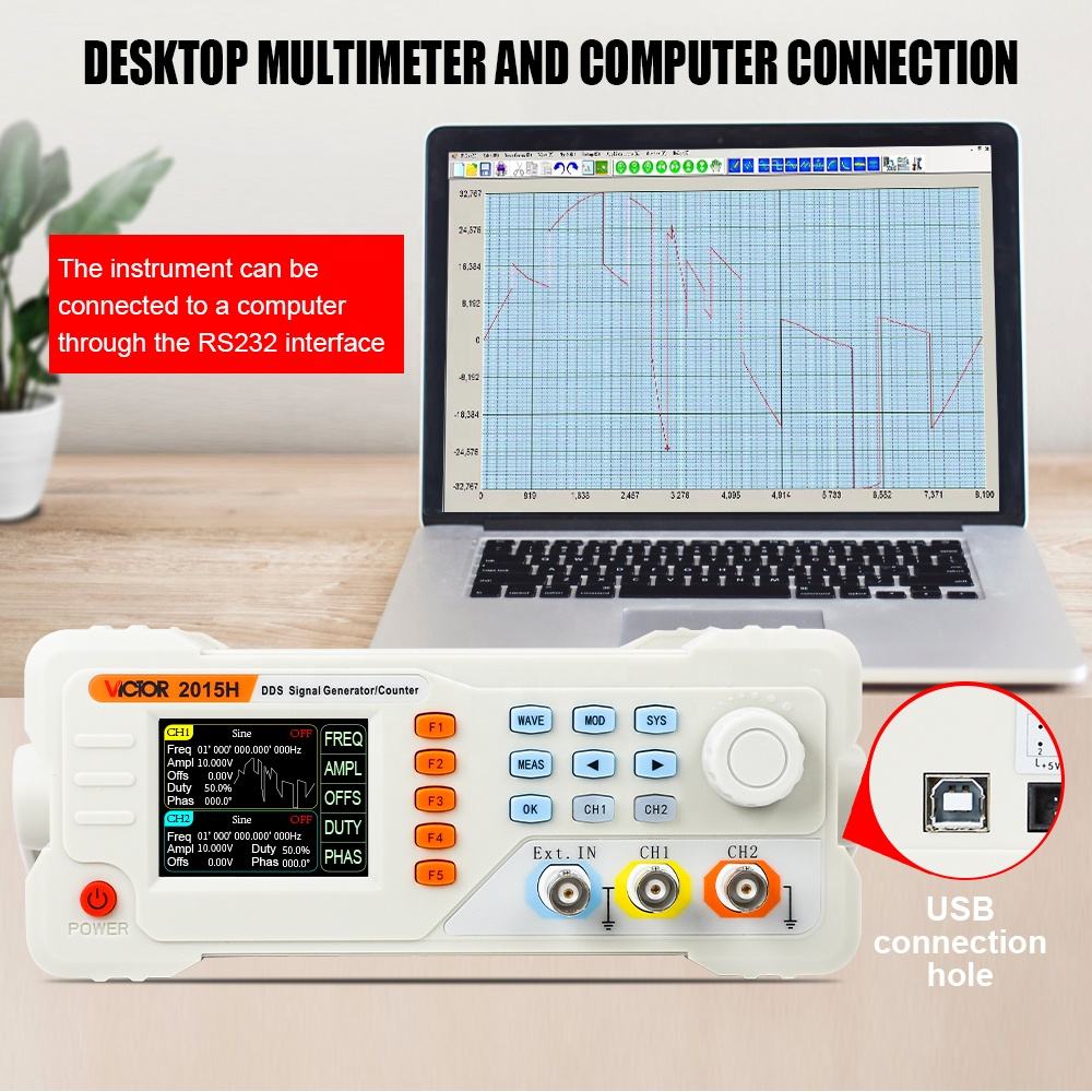 Máy phát xung tín hiệu VICTOR 2015H (1uHz~20MHz) 04
