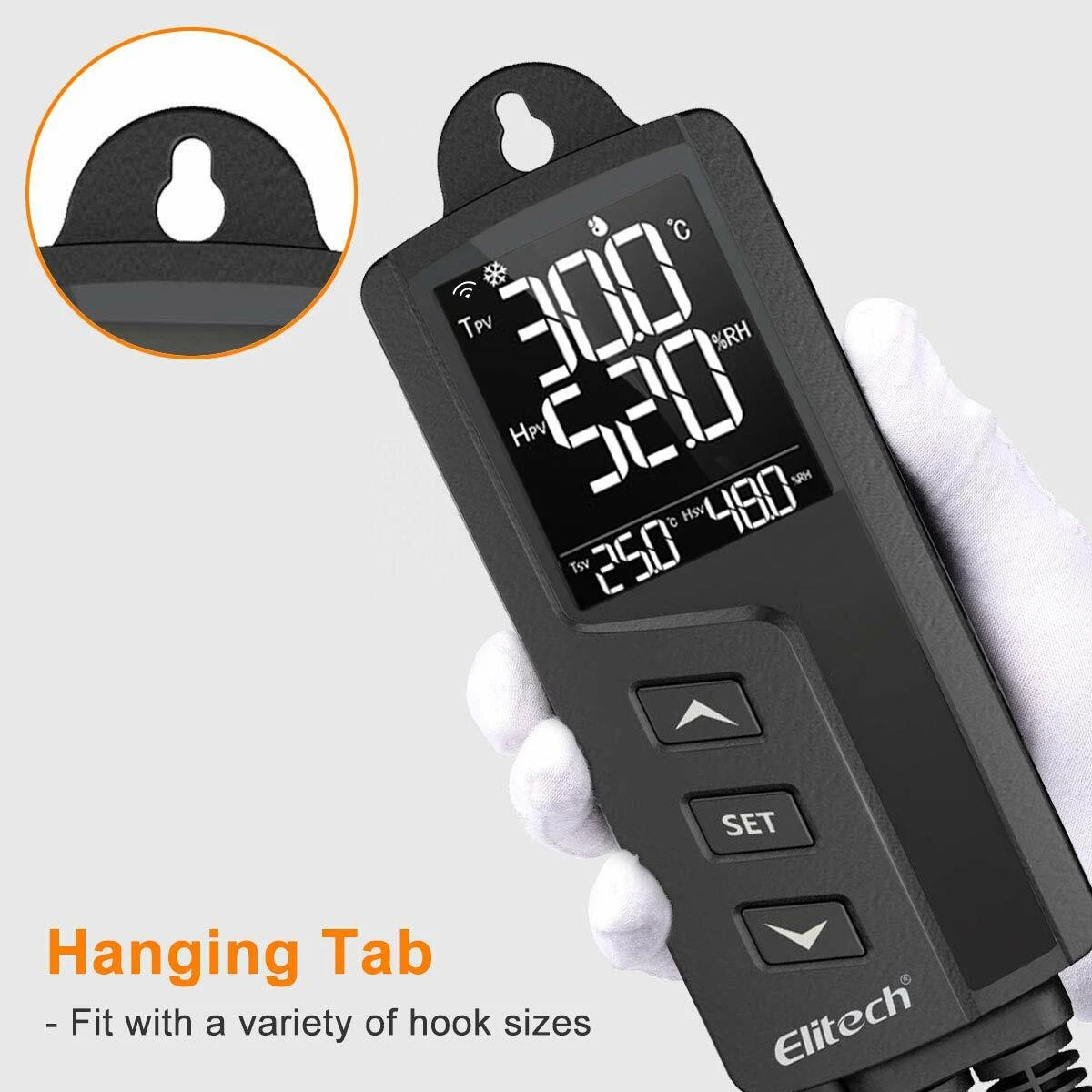 Bộ điều khiển nhiệt độ độ ẩm Elitech STC-1000WiFi-TH 04