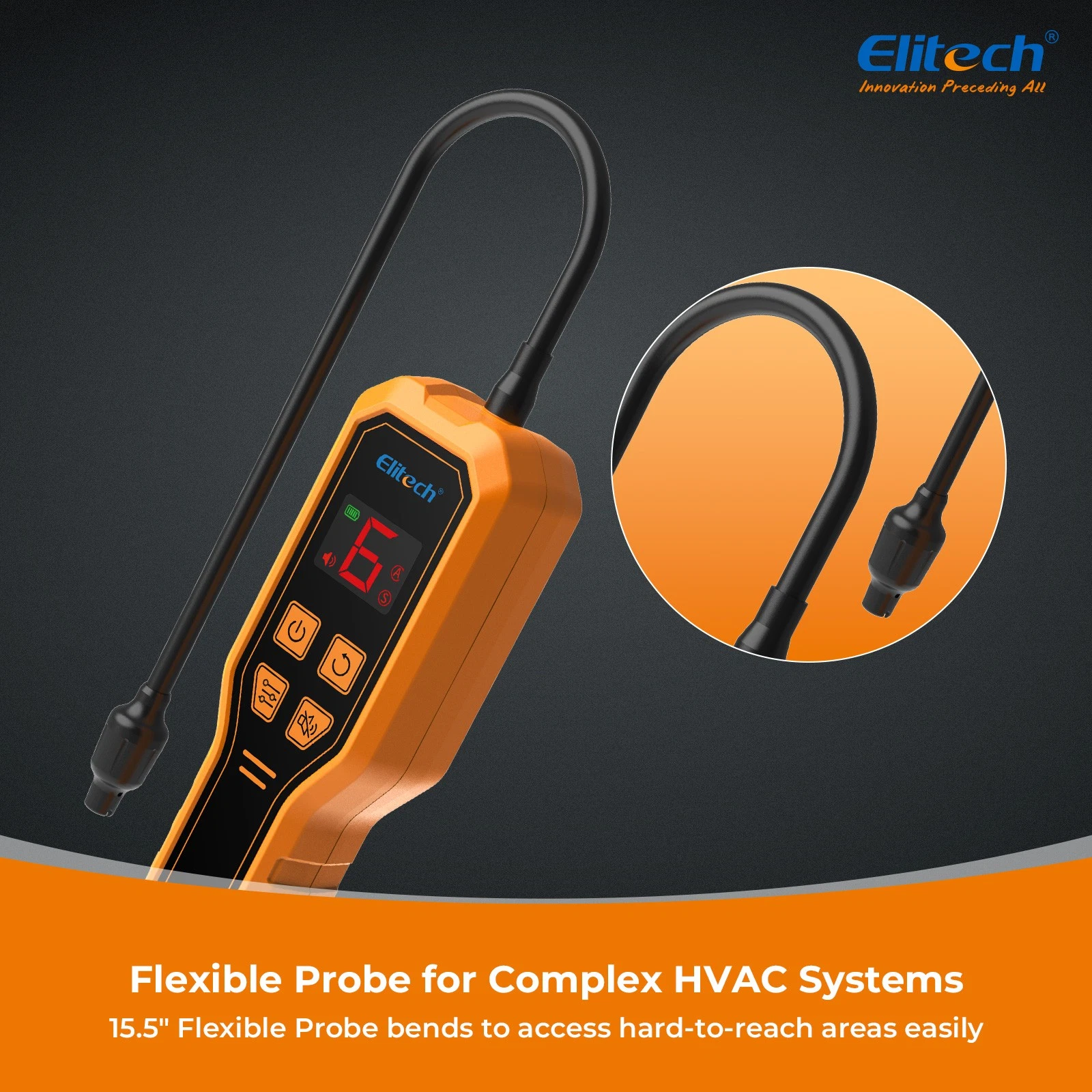 Máy dò rò rỉ gas lạnh cầm tay Elitech ELD-210 03