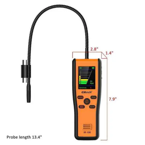 Máy dò rò rỉ hồng ngoại Elitech IR-100 02