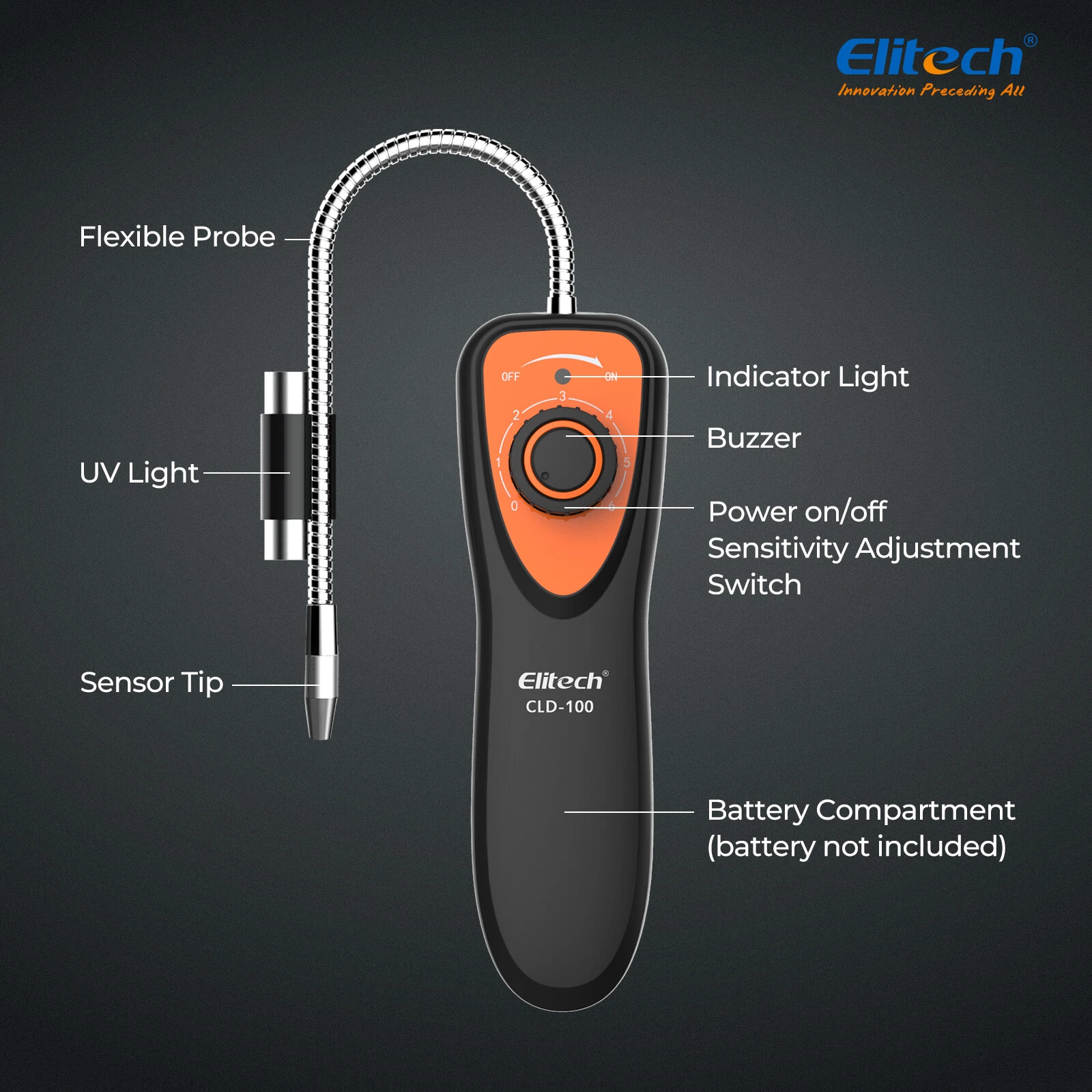 Máy dò rò rỉ khí Elitech CLD-100 (CFCs HCFCs HFCs) 02