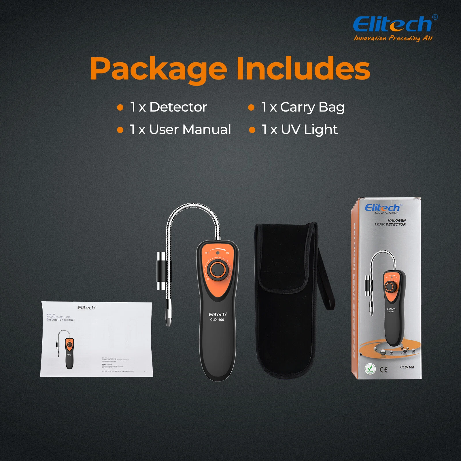 Máy dò rò rỉ khí Elitech CLD-100 (CFCs HCFCs HFCs) 04