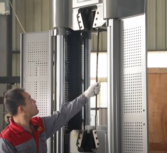 Máy kiểm tra độ căng sợi thép điều khiển bằng máy tính LAW-G 600KN 03
