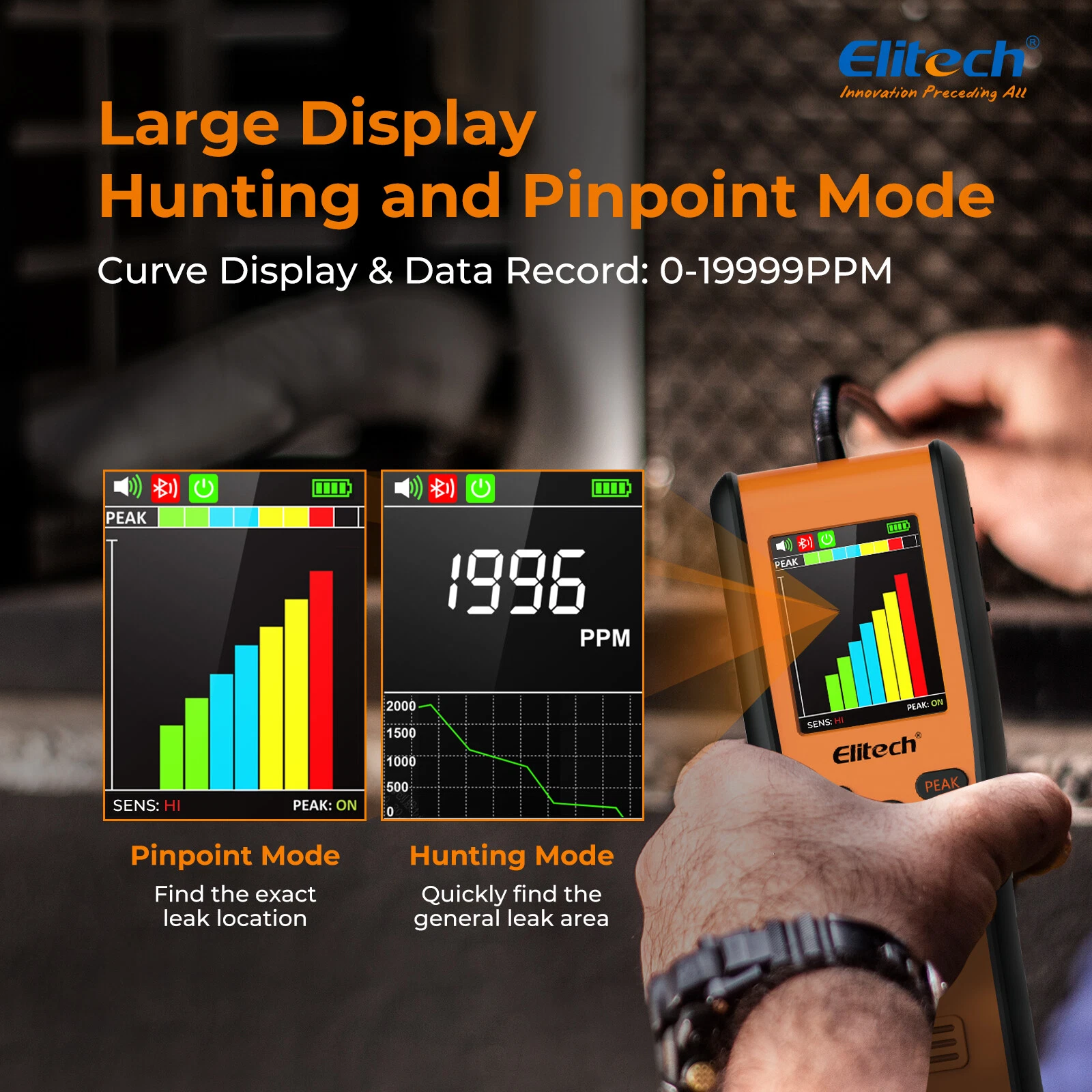 Máy phát hiện rò rỉ chất làm lạnh Elitech Inframate PPM 02