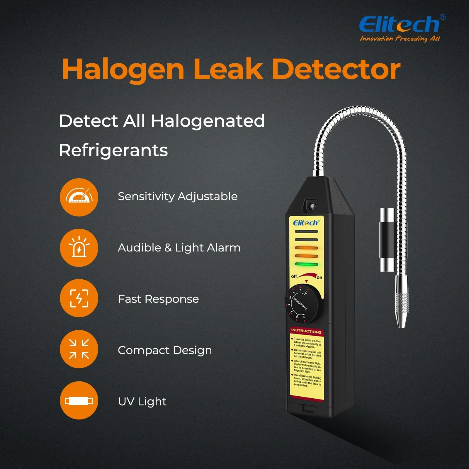 Máy phát hiện rò rỉ halogen Elitech WJL-6000S 01