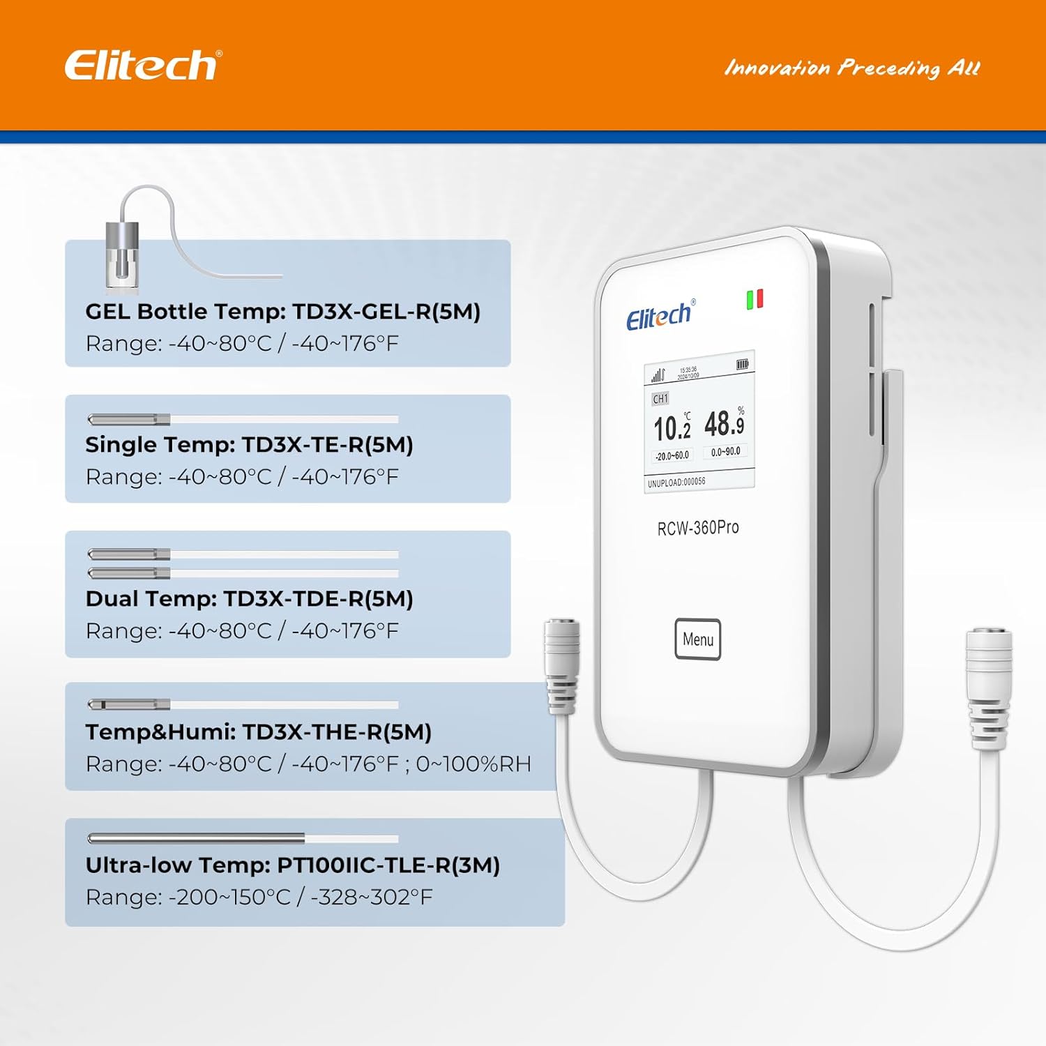 Nhiệt ẩm kế tự ghi 2 kênh Elitech RCW-360PRO DC 4G 02