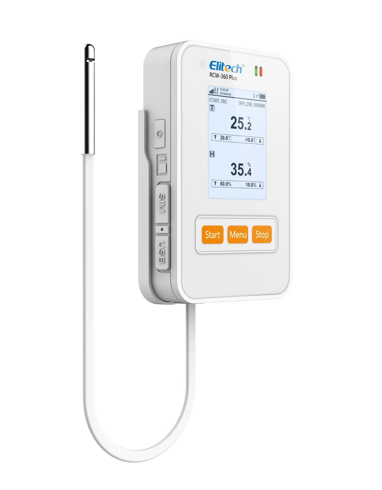 Nhiệt ẩm kế tự ghi Elitech RCW-360 Plus 4G 04