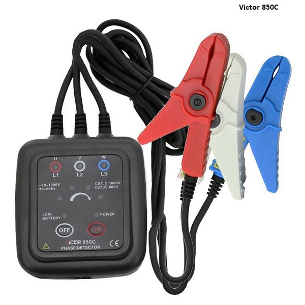 THIẾT BỊ KIỂM TRA CHỈ THỊ PHA VICTOR 850C 01