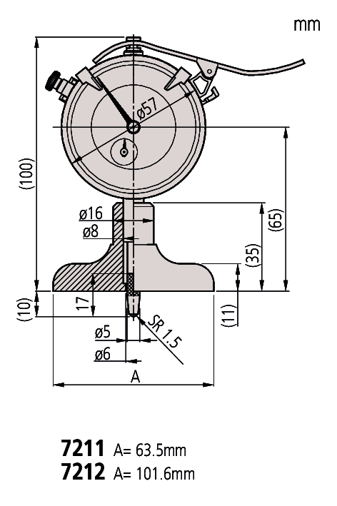 THƯỚC ĐO SÂU ĐỒNG HỒ 7211 (0-200MM) 02