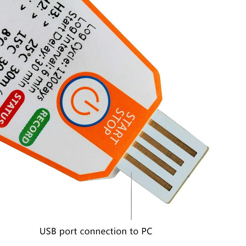 USB tự ghi nhiệt độ dùng 1 lần Elitech RC-19 01