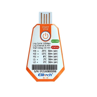 USB tự ghi nhiệt độ dùng 1 lần Elitech RC-19