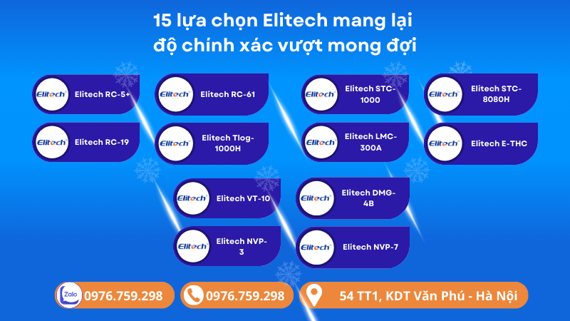 15 lựa chọn Elitech mang lại độ chính xác vượt mong đợi