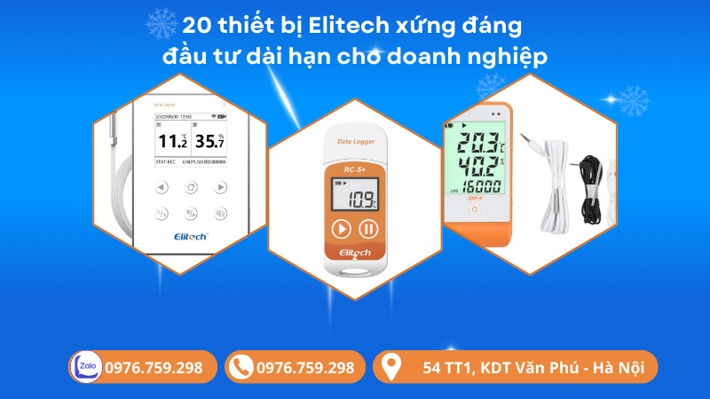 20 thiết bị Elitech xứng đáng đầu tư dài hạn cho doanh nghiệp