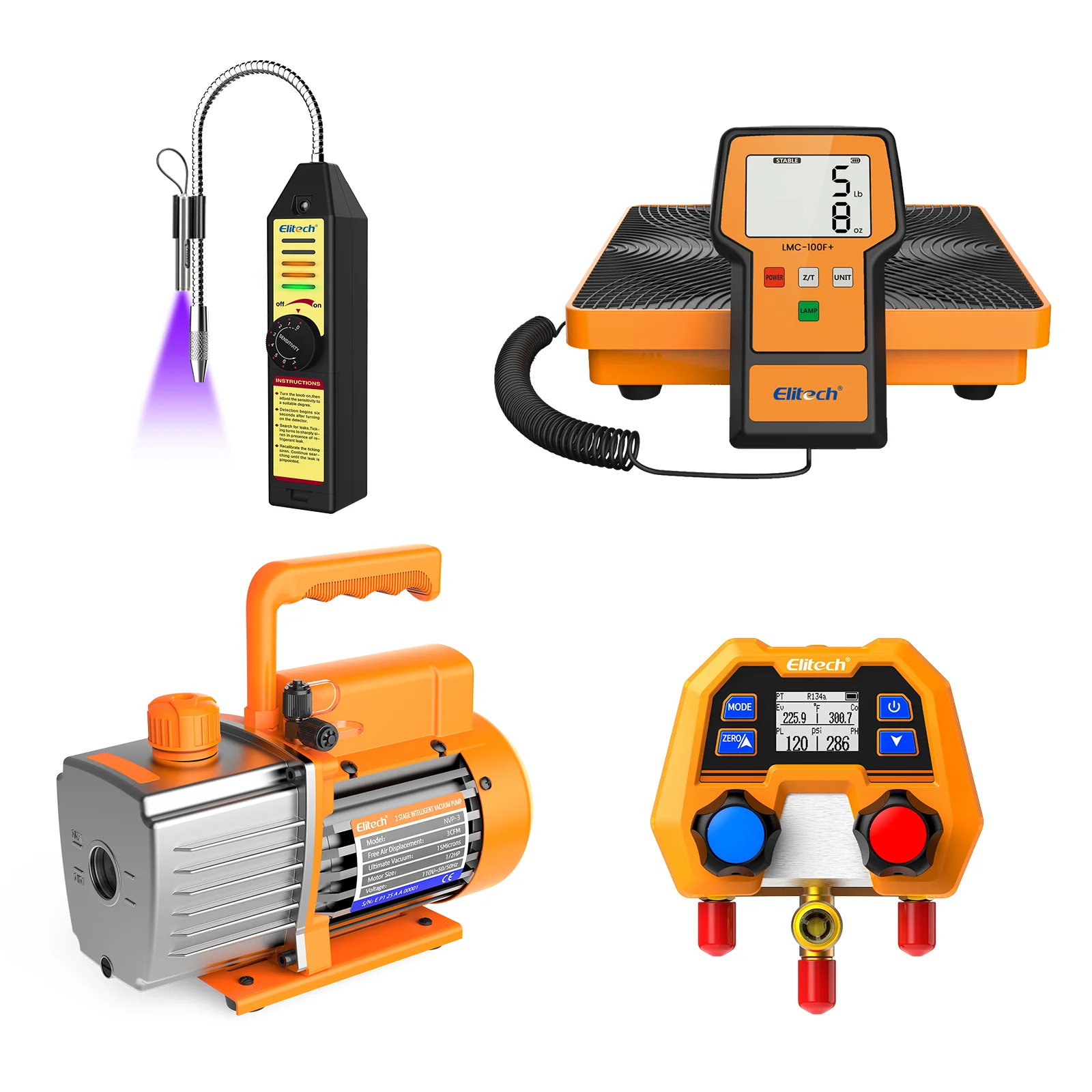Bộ dụng cụ HVAC Elitech D&E 01
