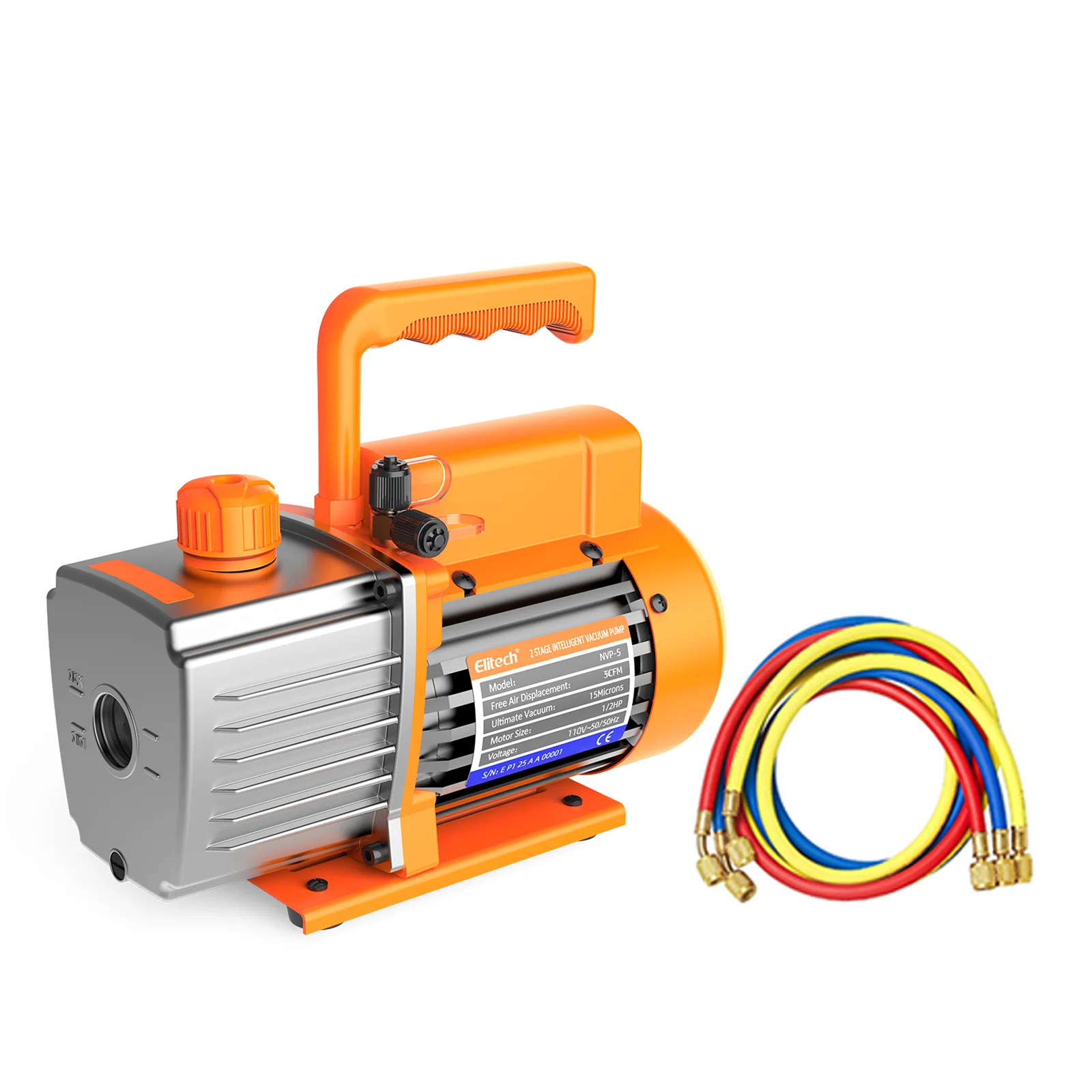 Máy bơm chân không Elitech NVP-5 HVAC 220V 5CFM 06