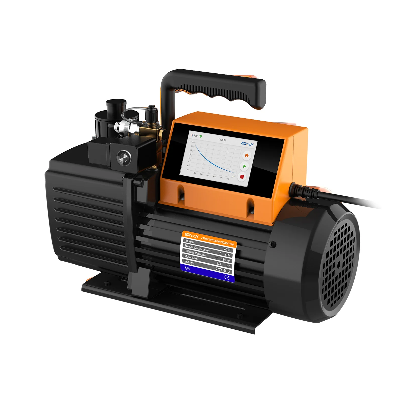 Máy bơm chân không thông minh 2 tầng Elitech SVP-7 01