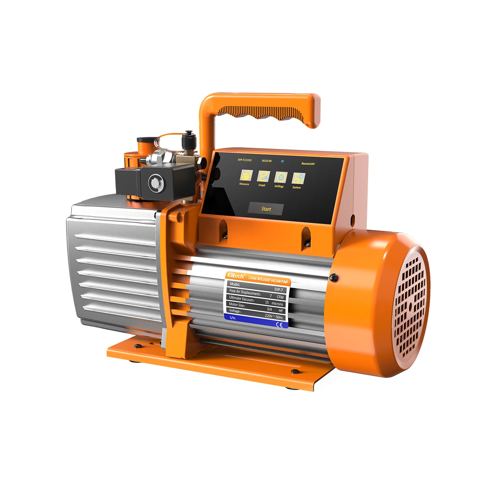 Máy bơm chân không thông minh 2 tầng Elitech SVP-7 02